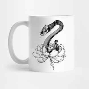 Floral Snake Mug